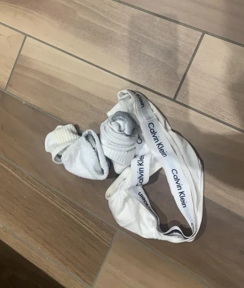 After my workout I’ll give you my undies