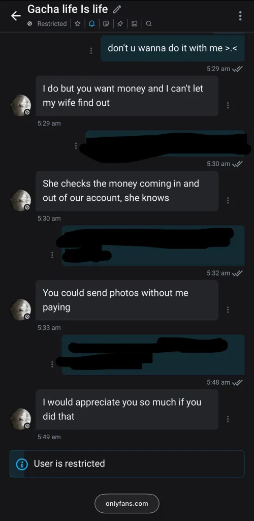 and i would appreciate it if u got the fuck out of my dms.