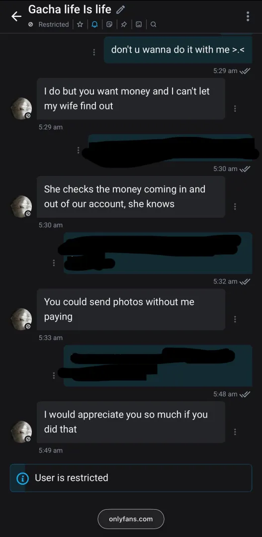 and i would appreciate it if u got the fuck out of my dms.