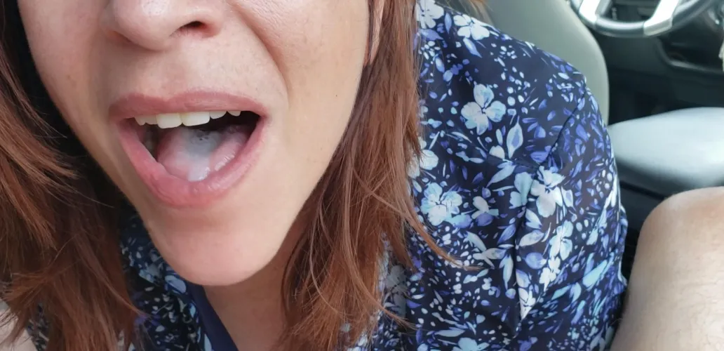 Another Mouthful Of Cum. Not My Husband.