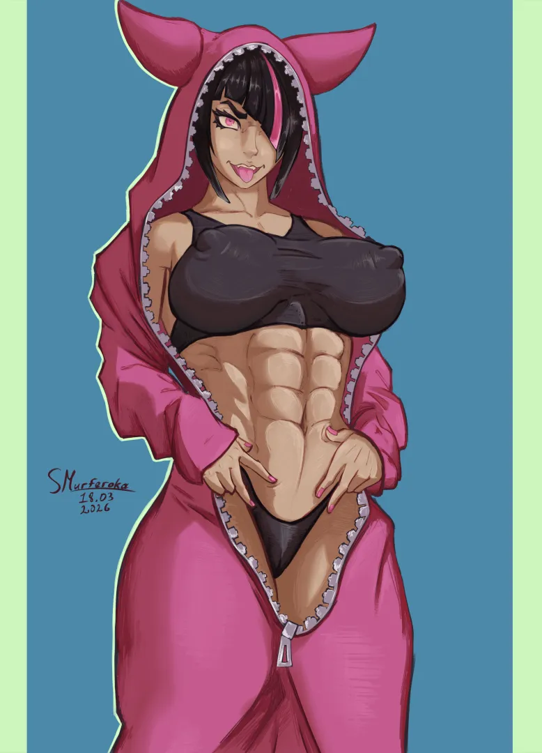 Any Street Fighter tomboy enjoyers? (just finished this Juri han drawing)