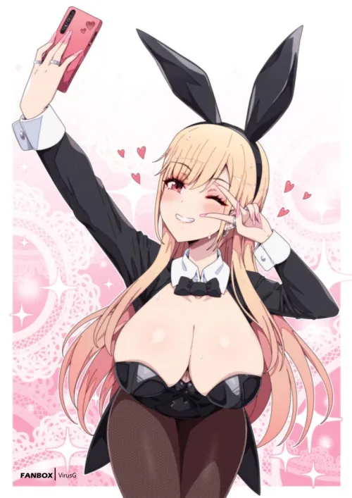 Busty bunny Marin