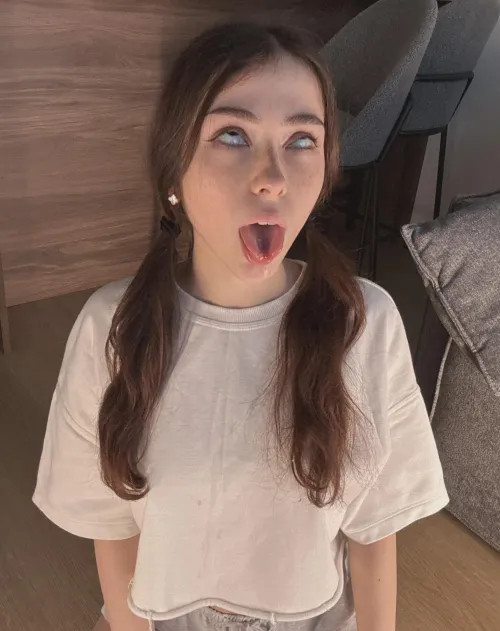 Crossed eyes and a tongue out, your daily dose