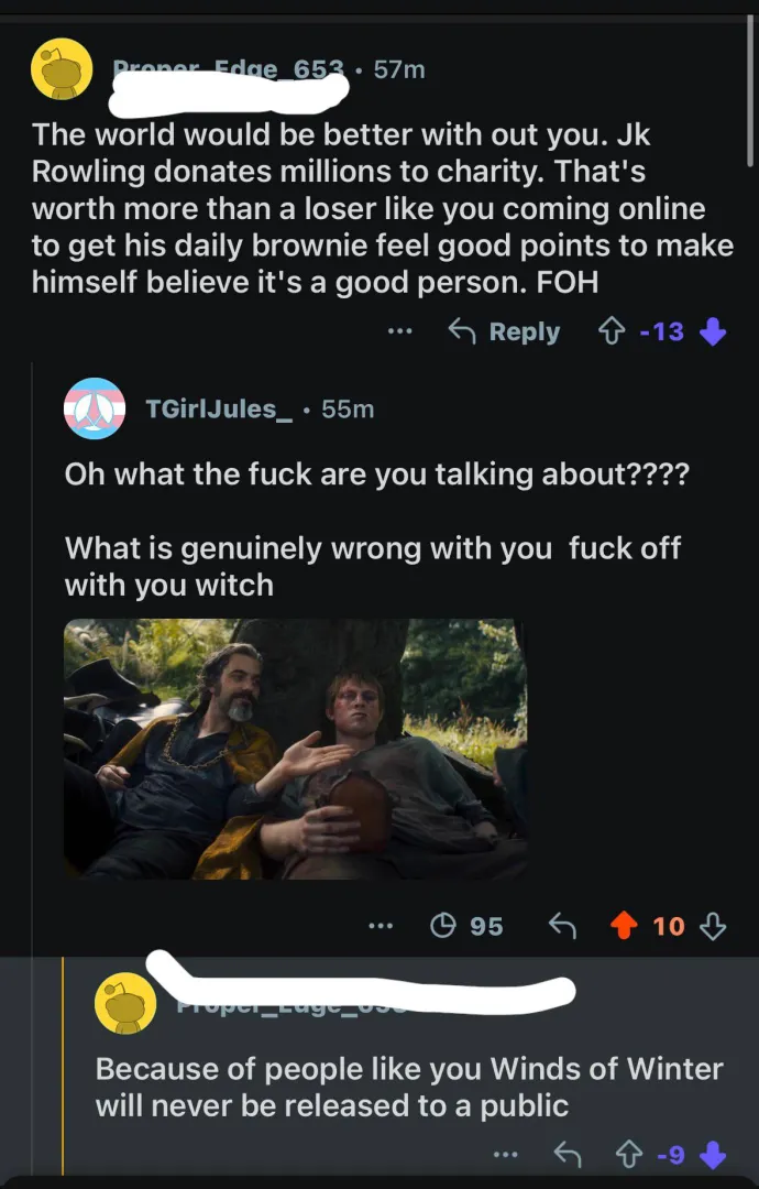 Favorite author who refuses to write because of trans people.