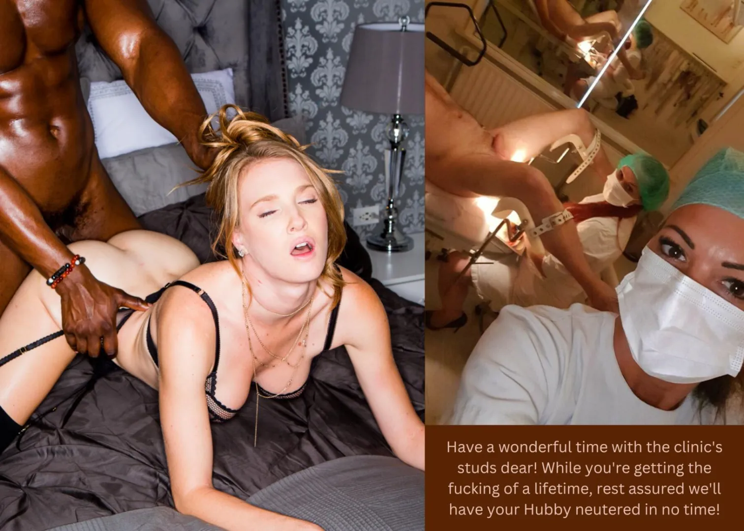 Have a wonderful time while your husband is neutered in no time!