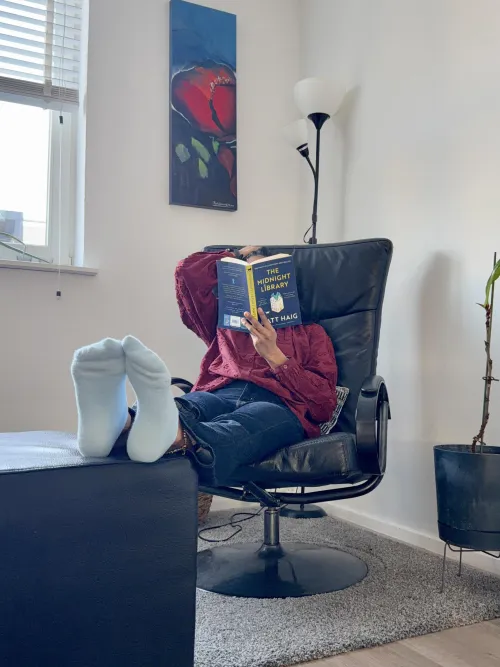 How cute are these soft baby blue socks