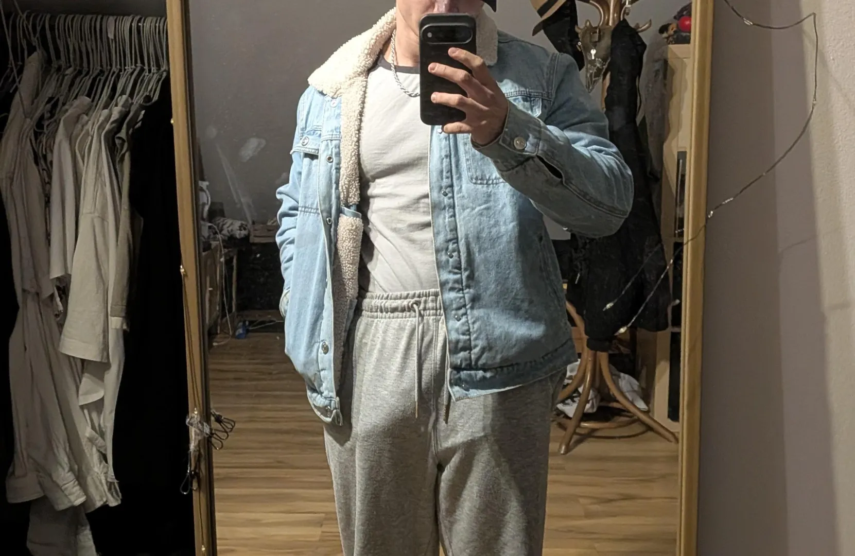 I guess I can't go out in my sweatpants):