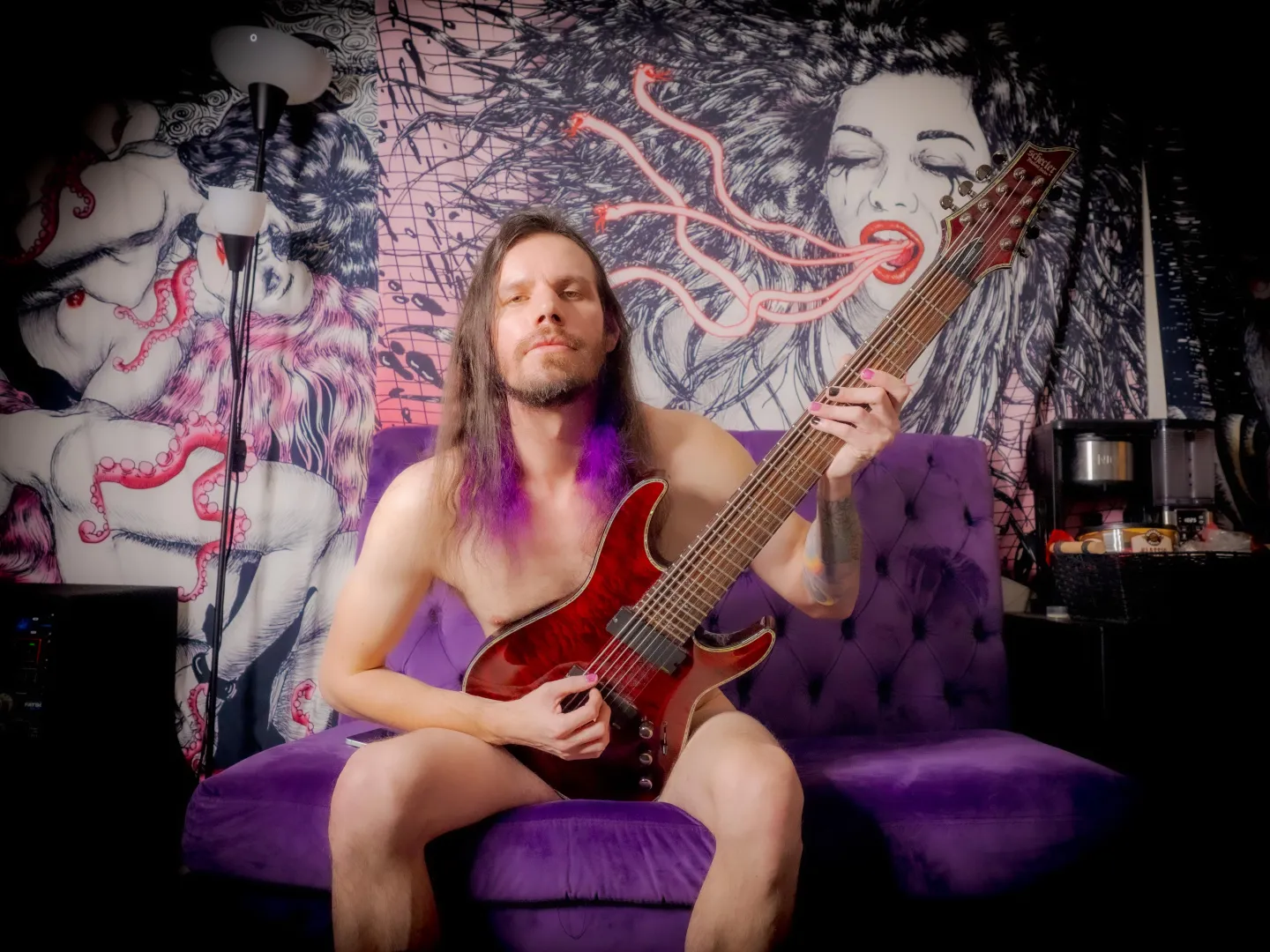 I just love playing and fingering in different positions 