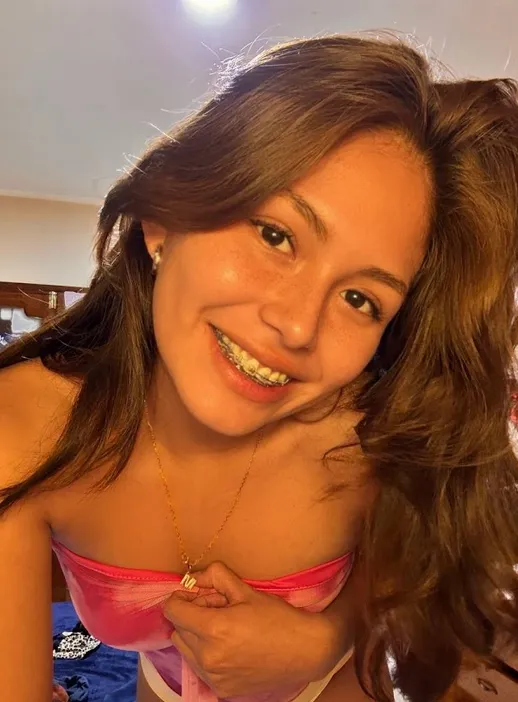 Just 18, boobs already massive. Men like big ones?