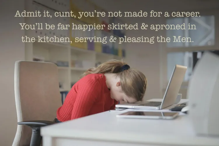 Just admit it, cunt…