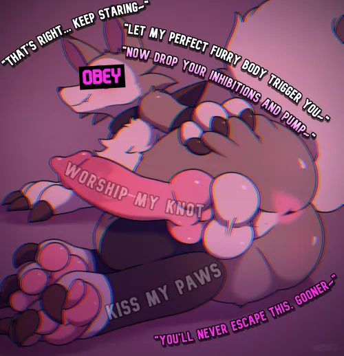 Just stare and pump and obey :3