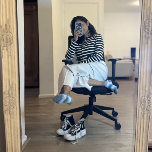 Just wanted to show my blue socks