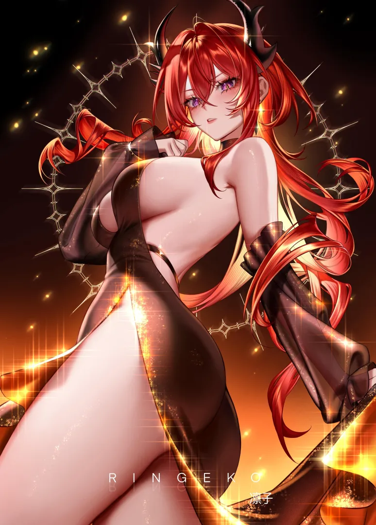 Laevatain in Dress [Arknights: Endfield]