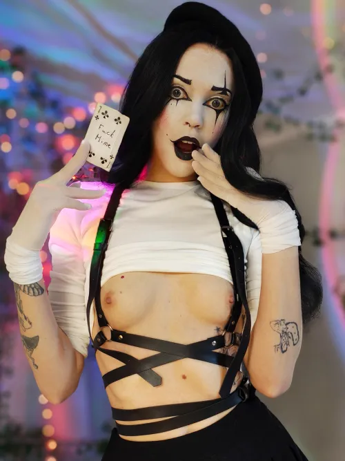 make my mime makeup run with your sloppy circus load