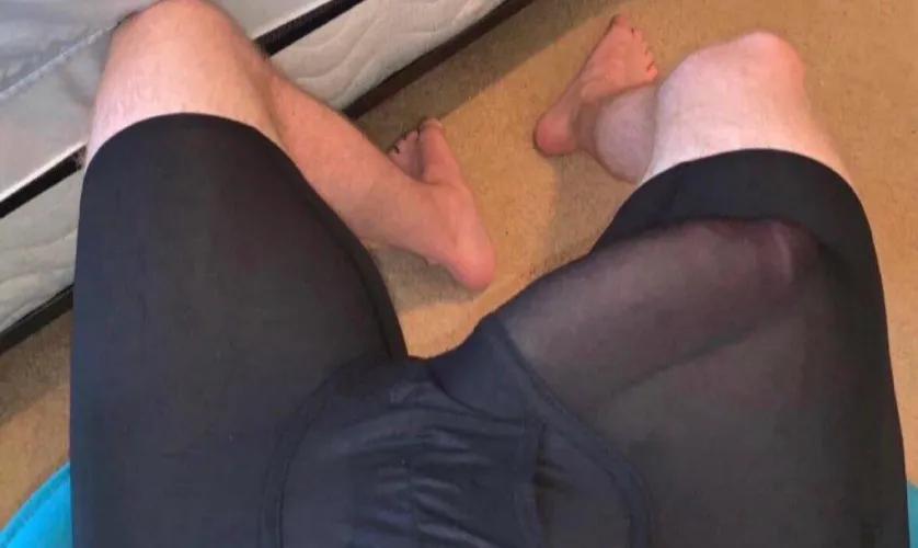 My cock makes these underwear see through 