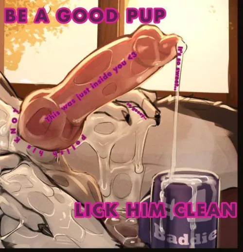 Need to submit to big canine cock 