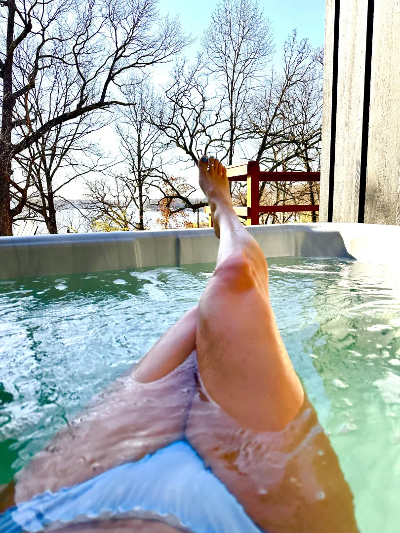 Not a bad way to start the day!