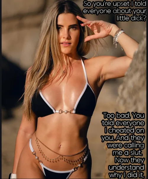 Now no one feels bad for you anymore