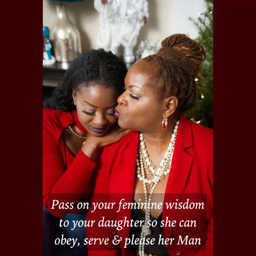 Pass on your feminine wisdom…