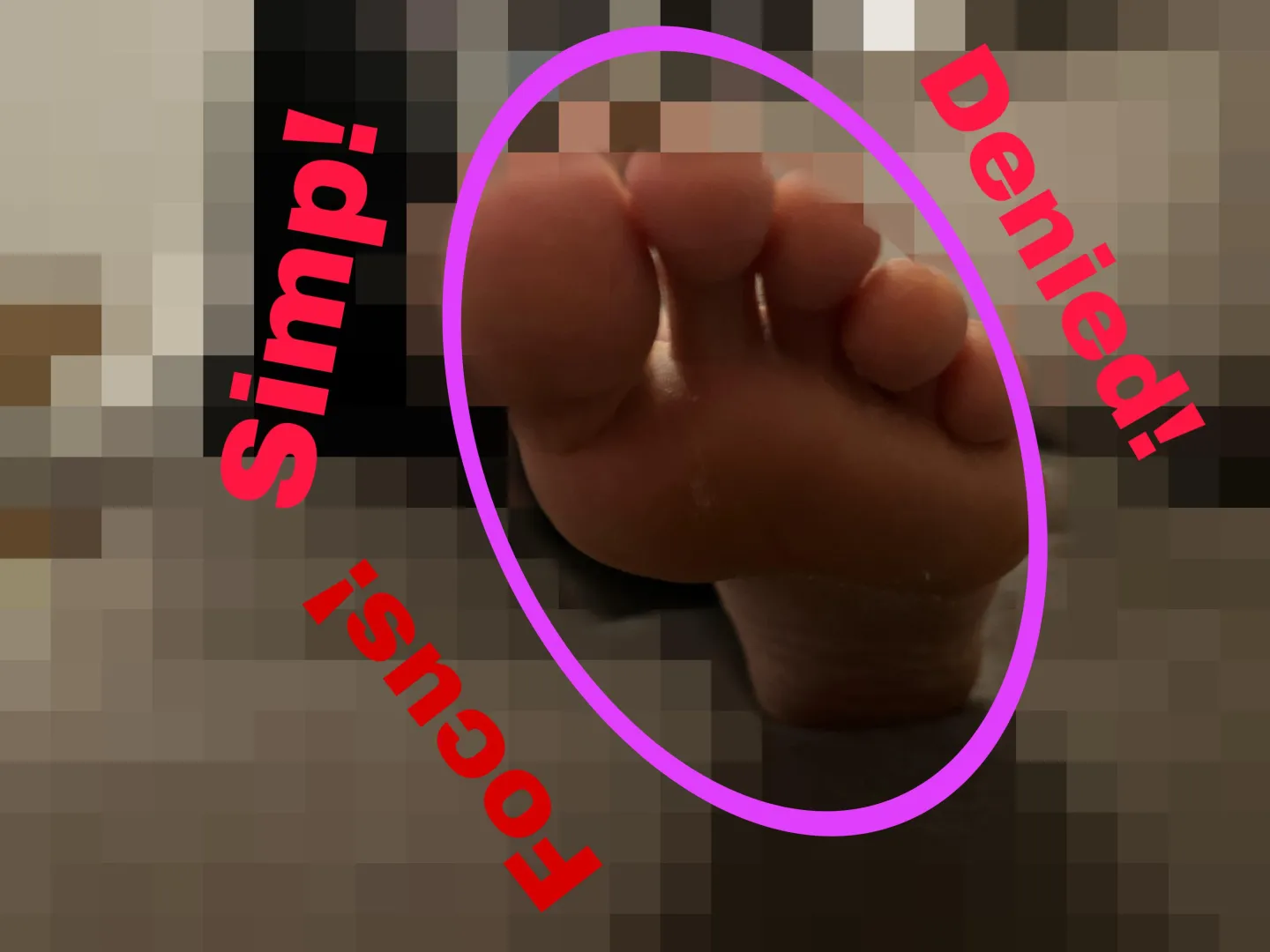 Pixelated perfection. More than a loser like you deserves to see