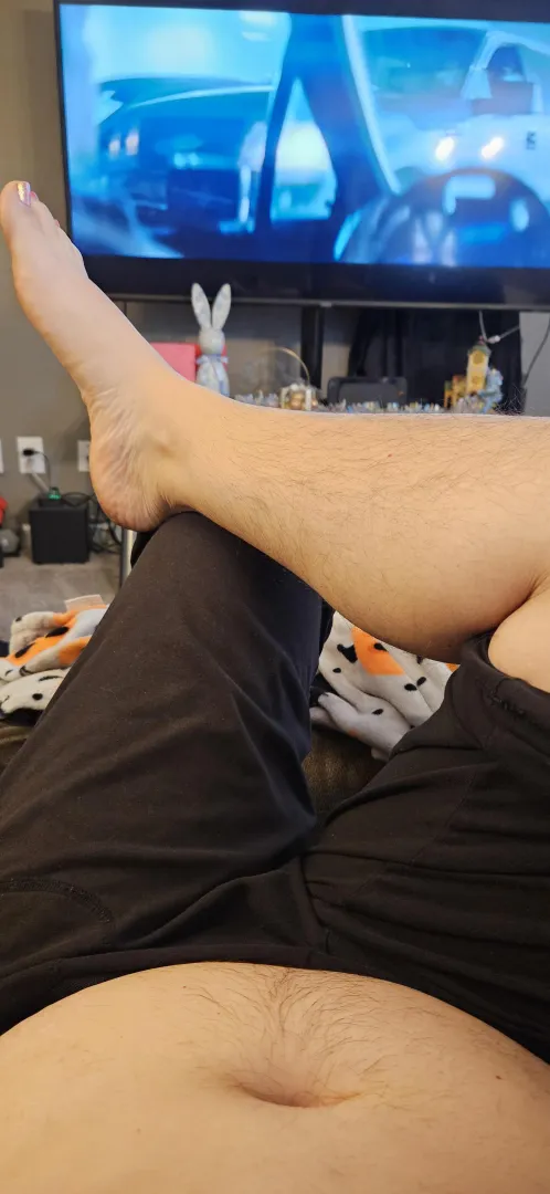 Relaxing before work