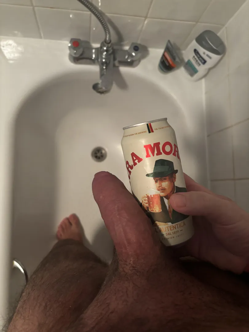 Saturday afternoon shower beer