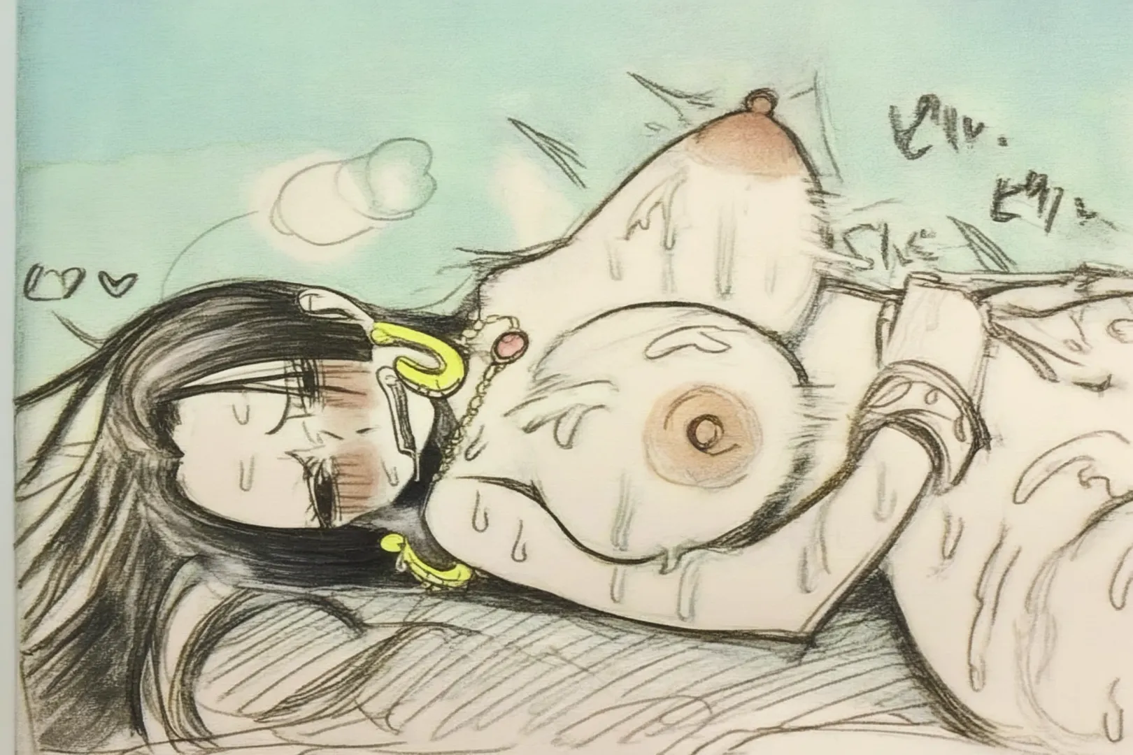 She’s almost passed out — would you keep going?