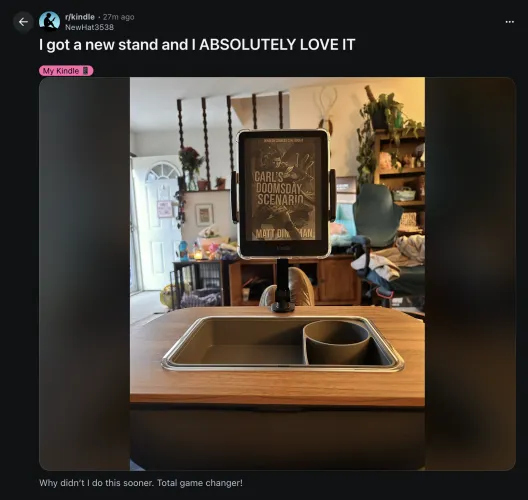 shoes inside? check. DCC on le kindle? check. epic win!