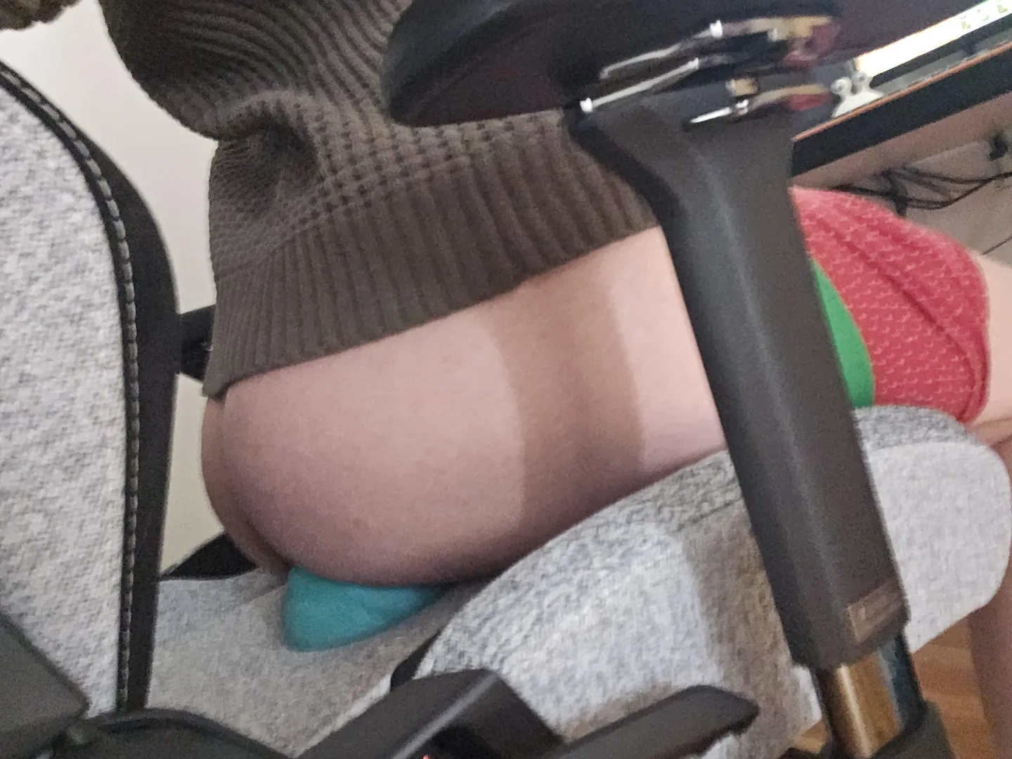 Sitting on this dildo casually