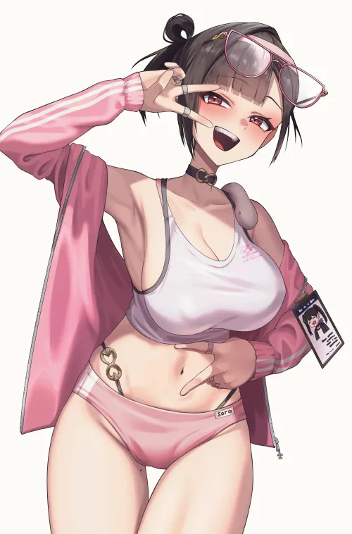 Sora spreading her navel (ars rg0412) [Goddess of Victory: Nikke]