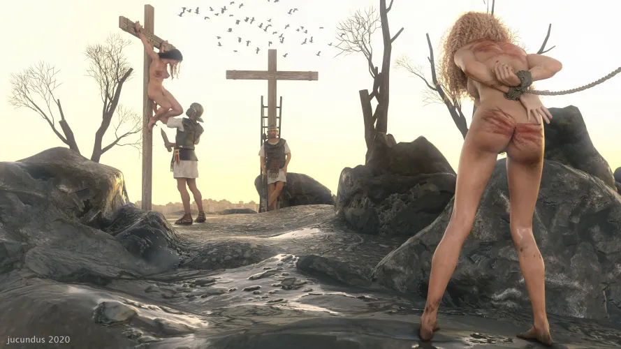 Taking her final footsteps