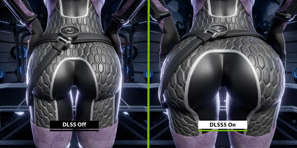 Tali showing off the crazy new DLSS5 tech (@OffModelStudio)