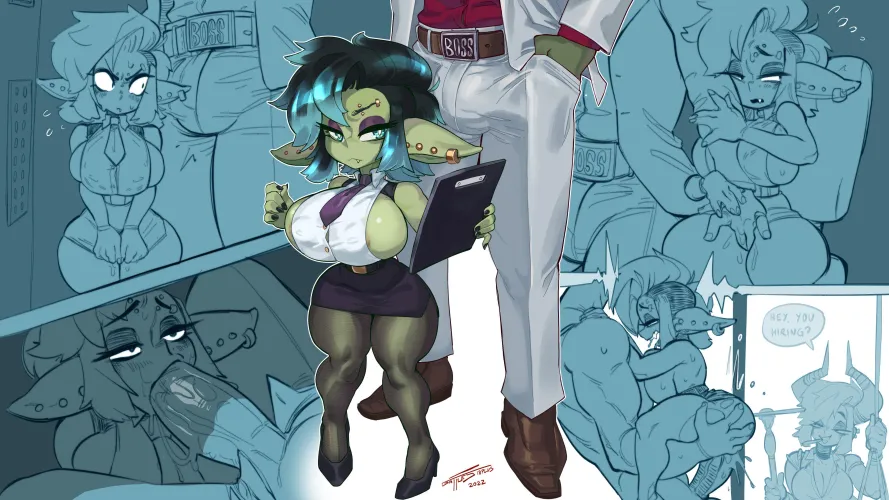 The perks of having a goblin secretary
