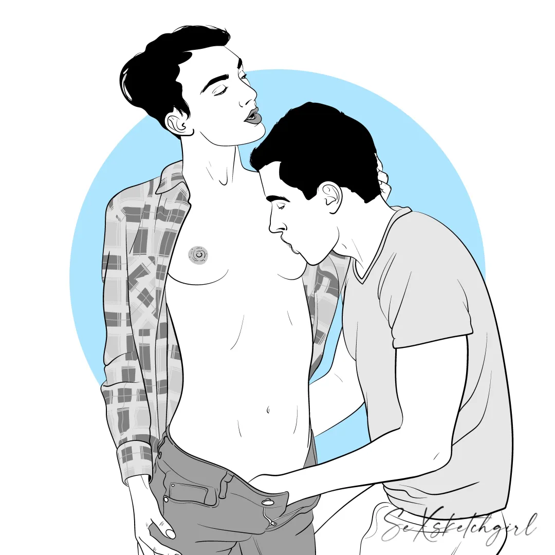 Tomboy tits (by Sexsketchgirl)