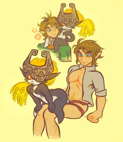 trans Link x Midna [OC]