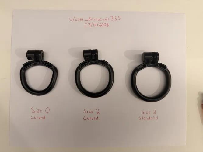 [US] [Base ring #0 curved, #2 Curved, and #2 Standard, all in Black]- SELL