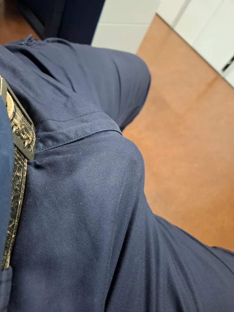 (44) early in the morning alone in office...