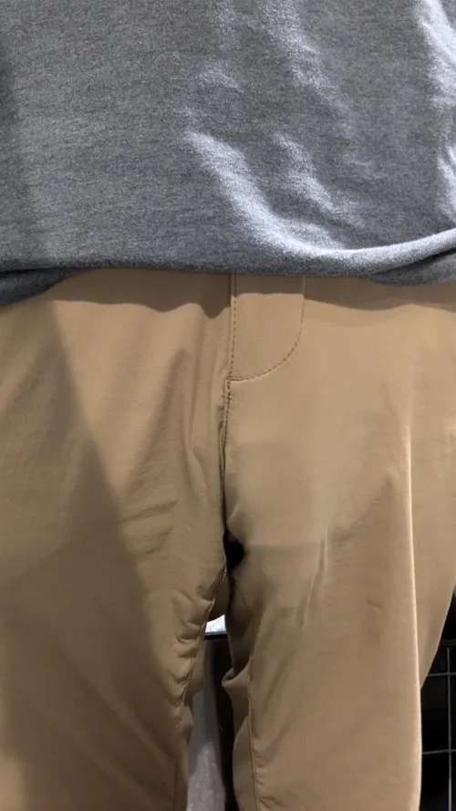 A subtle lunch bulge outline. Too much or just enough...?