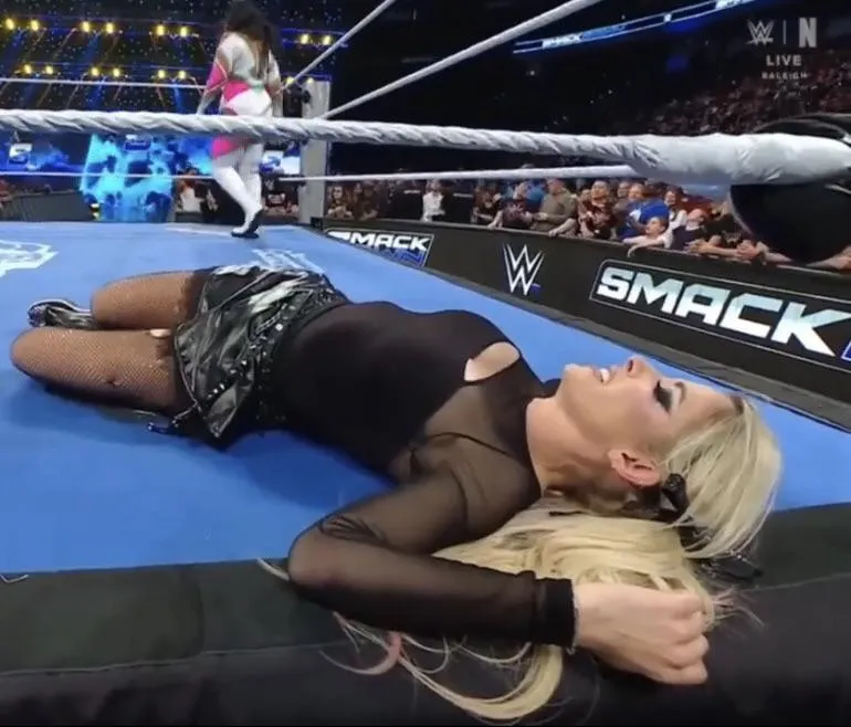 Alexa Bliss laid out on WWE SD 3/21/26