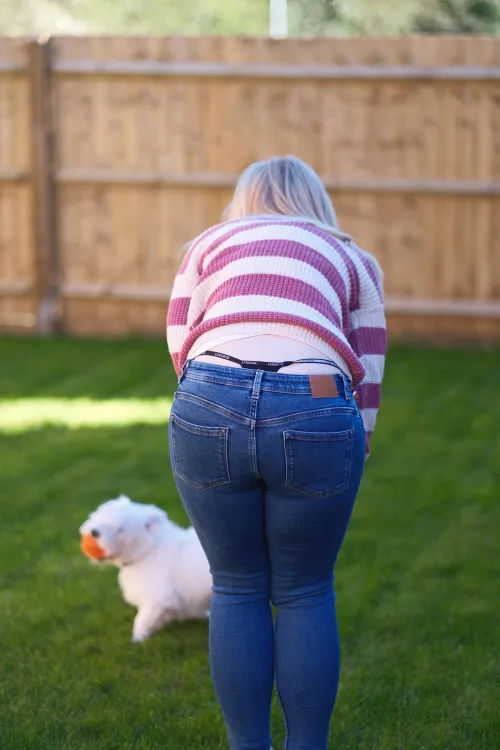 Another one from yesterday, I hate a twisted thong strap !