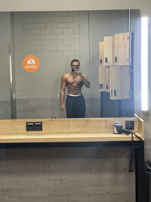 Arms and chest looking solid