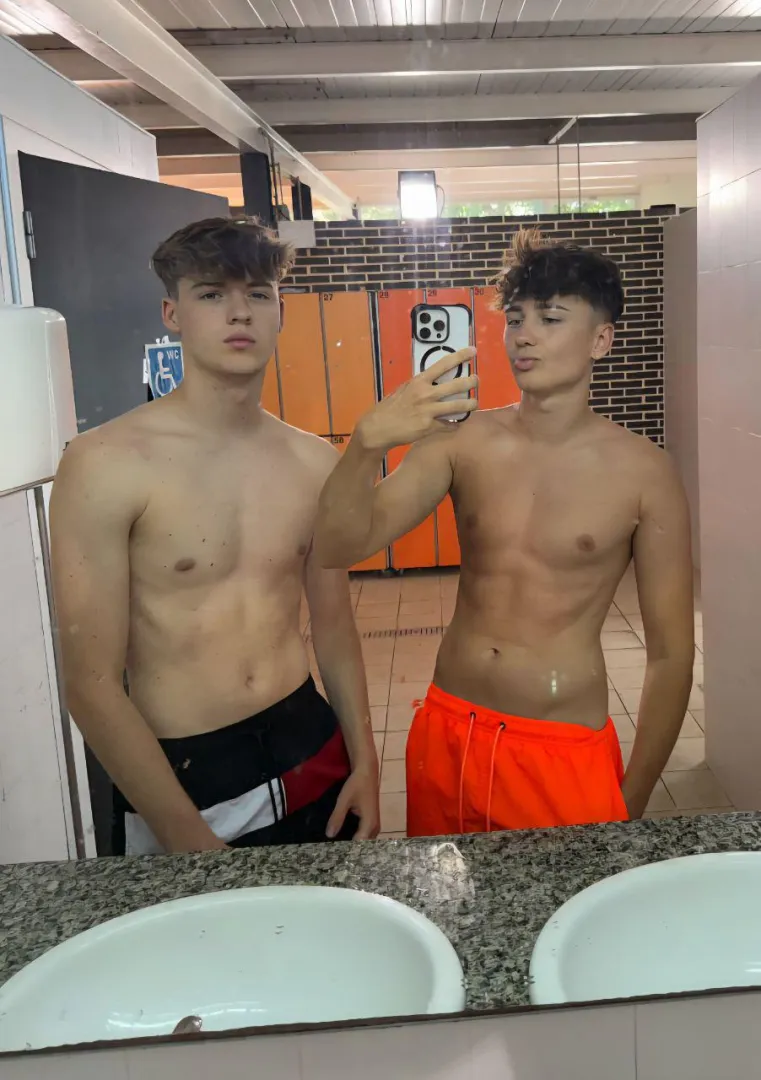 Before starting the action, hoping that no one discovers us