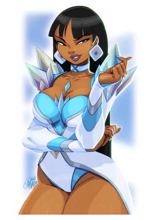 Chel couldn't be Emma Frost, she's too hot   (Tovio Rogers)