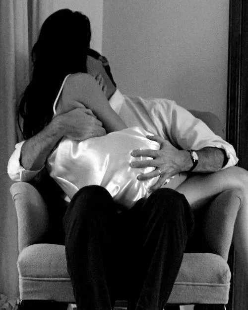 Crawling up in his lap seems to solve most of our problems.