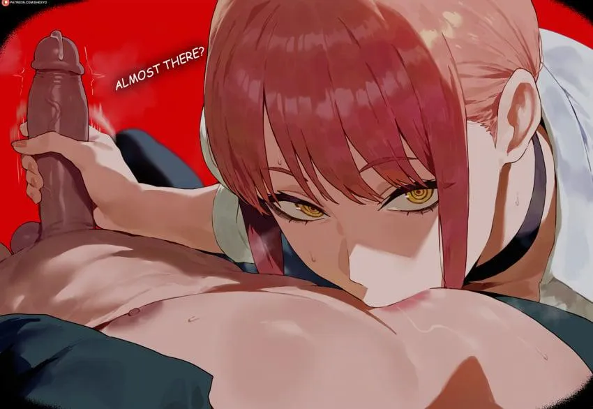 Cum, let it out. (Artist: Shexyo)