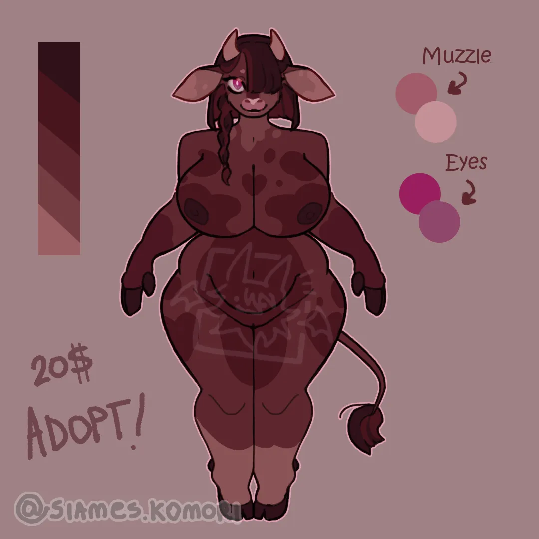 Cute Cow adopt <3