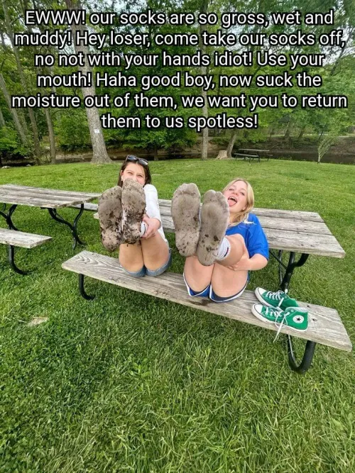 Femdom dirty socks caption [femdom] [dirty socks]