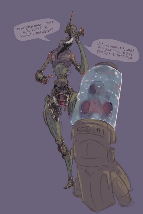 Flesh or Steel? - Fun With The Upgrade Is Nice, But There Is Nothing Quite Like The Classic. [F] (By: Me @SkinnedTeeth)