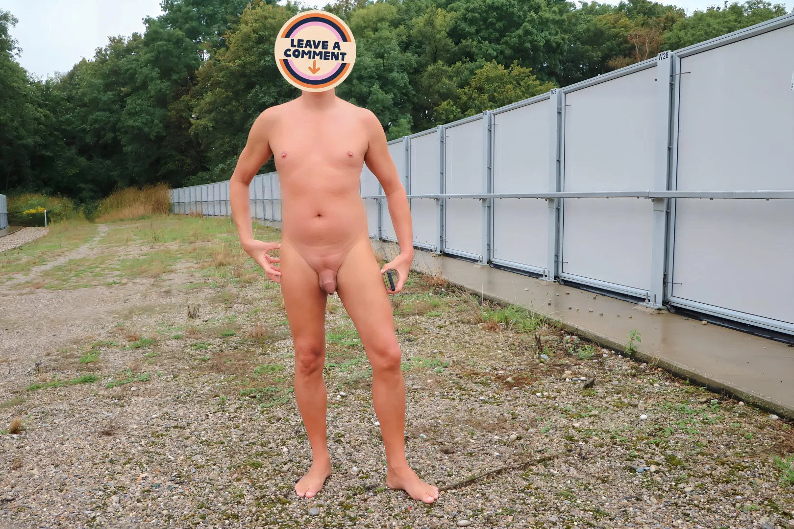 Hiking naked on a cloudy day, still cool!!