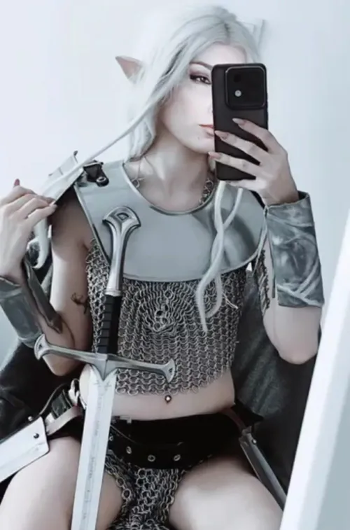 I remember a conversation about many nerds dislike when women have low effort armor which shows so much skin like in many retro games and comics. I always found it pretty tho it's really needs the best fighting skills not to get hurt in an armor like th